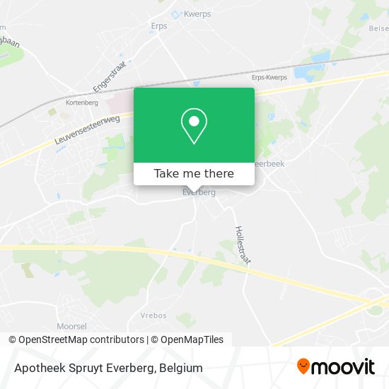 Apotheek Spruyt Everberg map