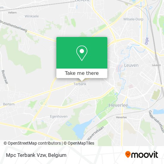 Mpc Terbank Vzw map