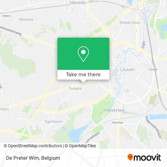 De Preter Wim map