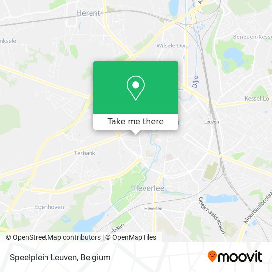 Speelplein Leuven map