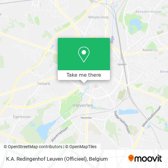 K.A. Redingenhof Leuven (Officieel) map