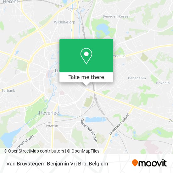 Van Bruystegem Benjamin Vrj Brp map