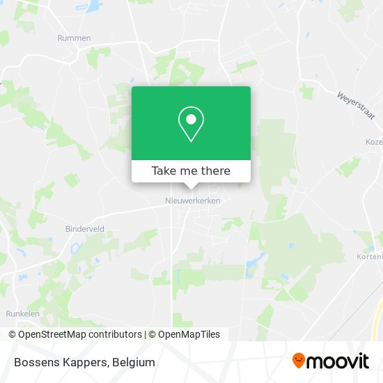 Bossens Kappers map