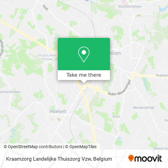 Kraamzorg Landelijke Thuiszorg Vzw map