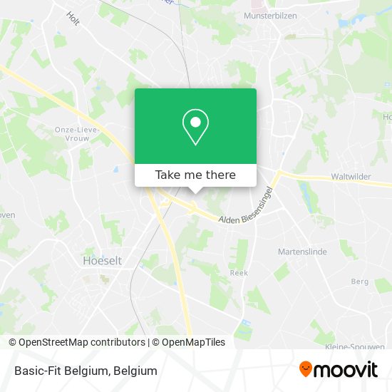 Basic-Fit Belgium map