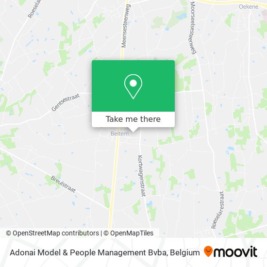 Adonai Model & People Management Bvba map