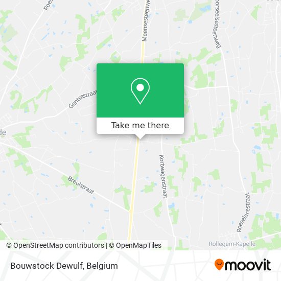 Bouwstock Dewulf map