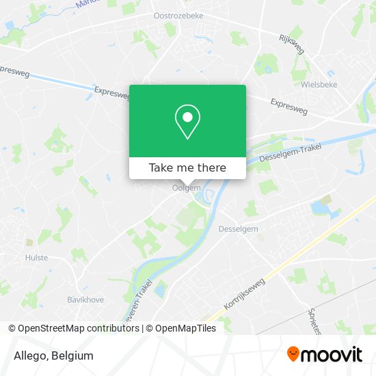 Allego map