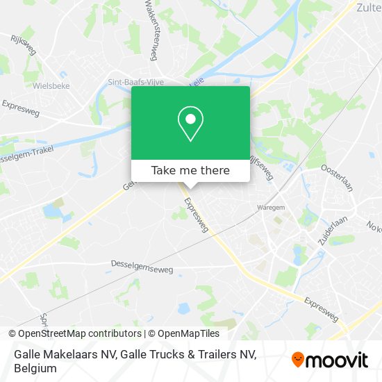 Galle Makelaars NV, Galle Trucks & Trailers NV map