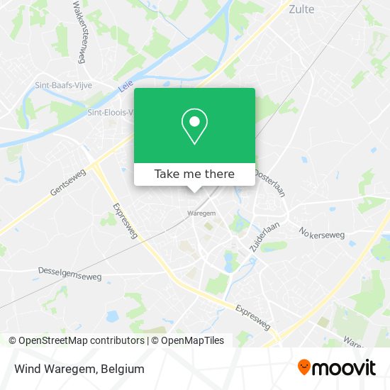 Wind Waregem map