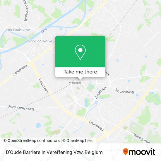 D'Oude Barriere in Vereffening Vzw map