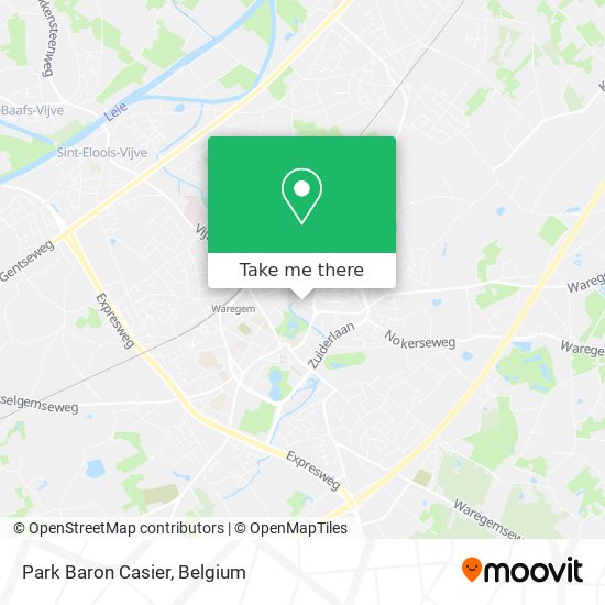 Park Baron Casier map
