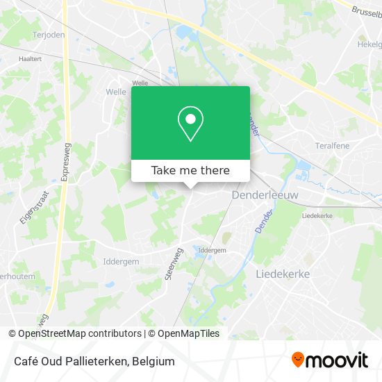 Café Oud Pallieterken map