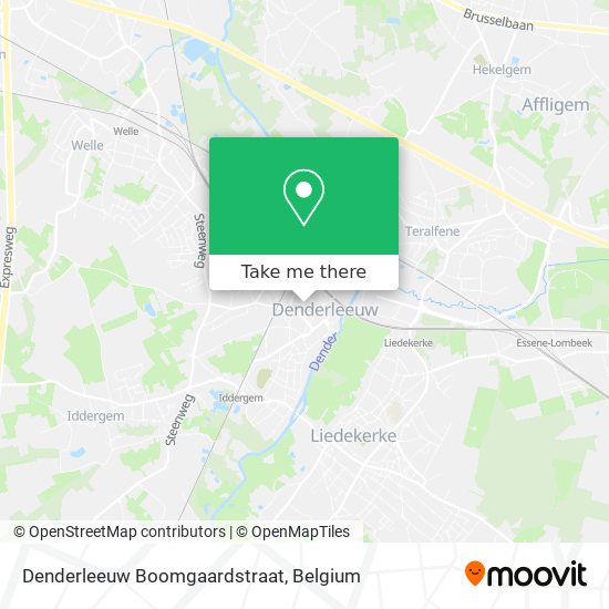 Denderleeuw Boomgaardstraat map