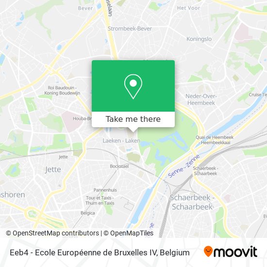 Eeb4 - Ecole Européenne de Bruxelles IV map