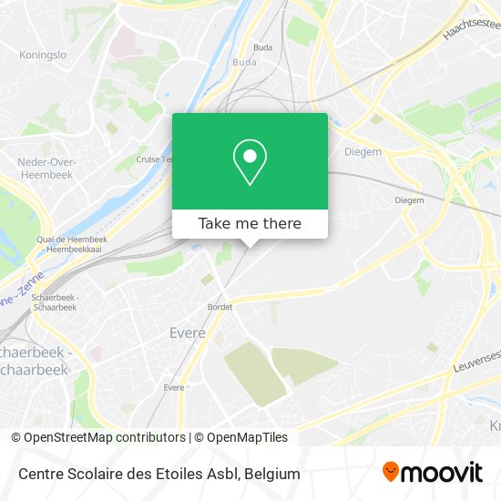 Centre Scolaire des Etoiles Asbl map