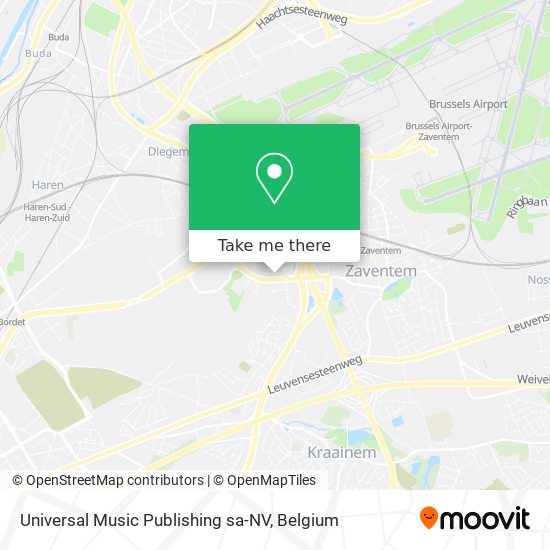 Universal Music Publishing sa-NV map