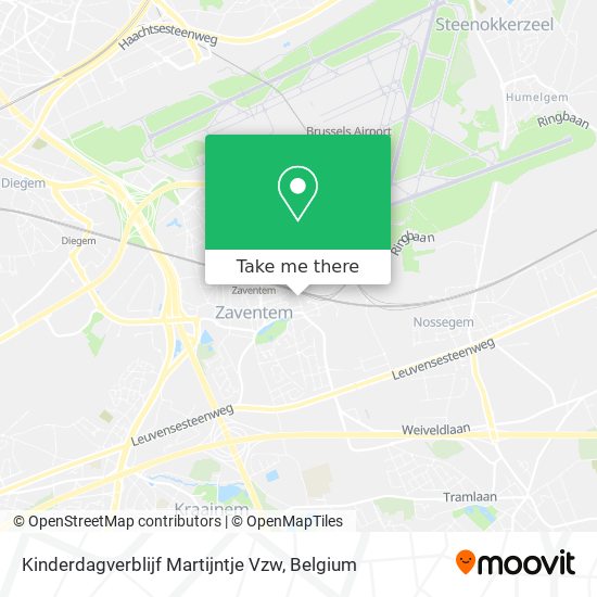 Kinderdagverblijf Martijntje Vzw plan