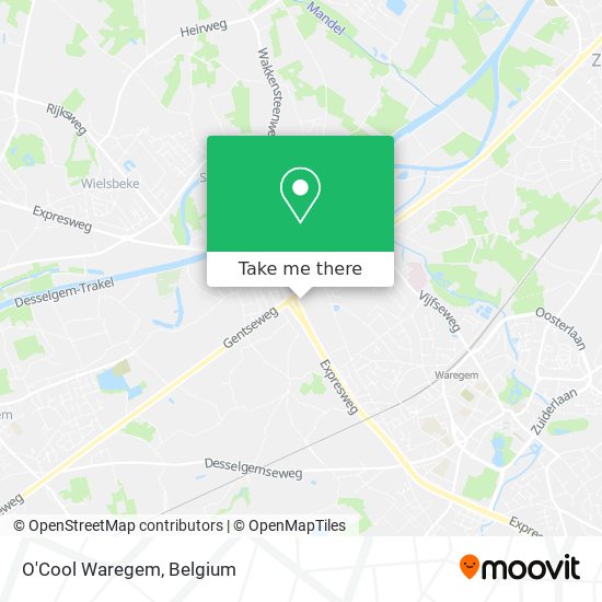 O'Cool Waregem map