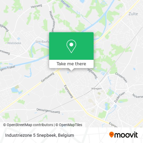 Industriezone 5 Snepbeek map