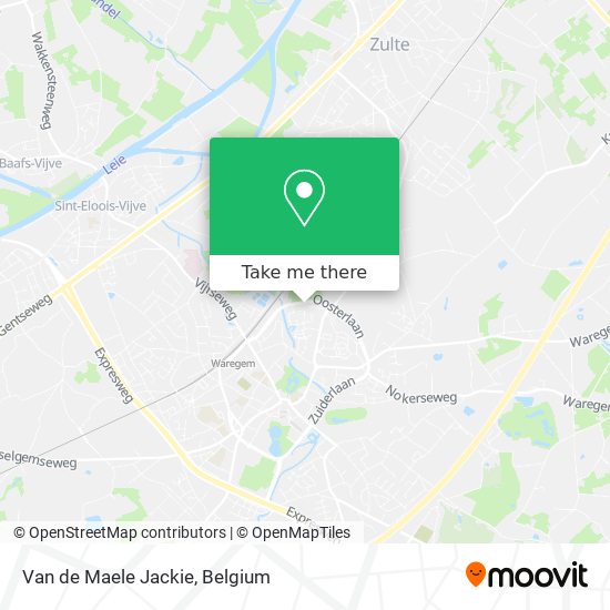 Van de Maele Jackie map