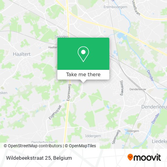 Wildebeekstraat 25 map