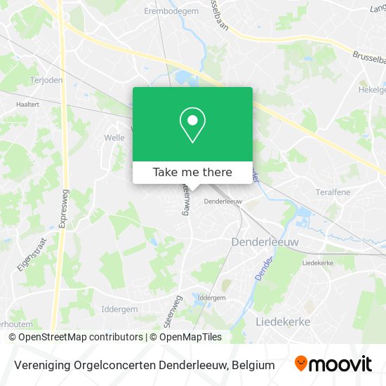 Vereniging Orgelconcerten Denderleeuw map