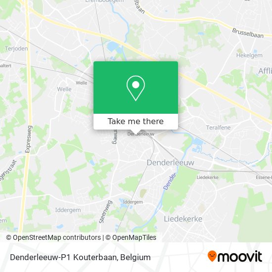 Denderleeuw-P1 Kouterbaan plan