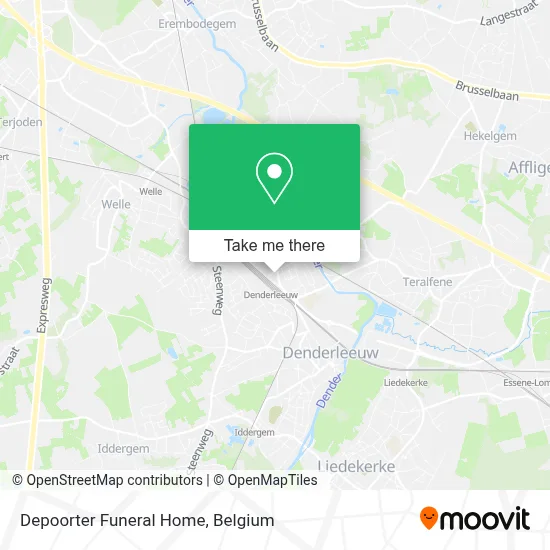 Depoorter Funeral Home map