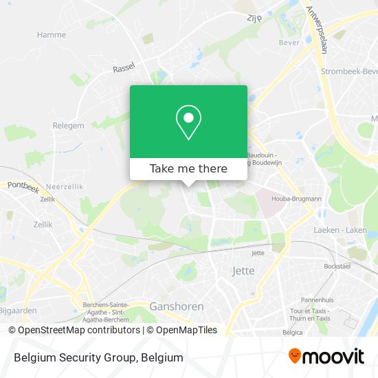 Belgium Security Group map