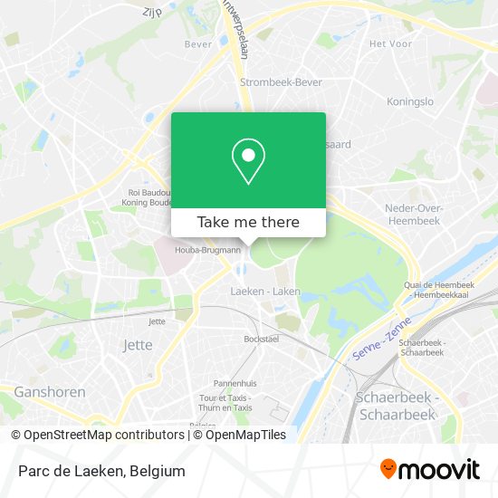 Parc de Laeken map