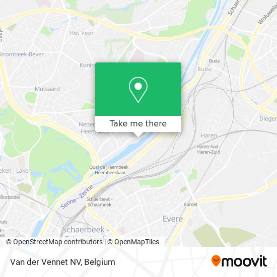 Van der Vennet NV map