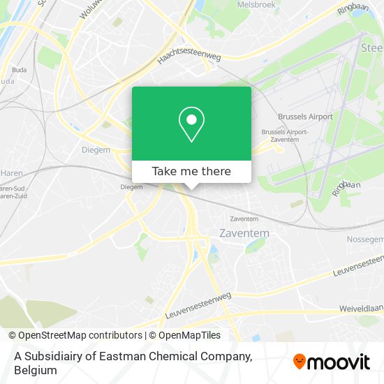 A Subsidiairy of Eastman Chemical Company map