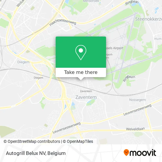 Autogrill Belux NV map