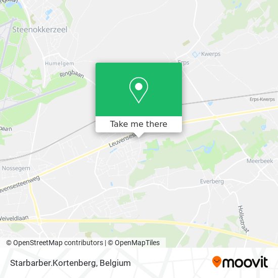 Starbarber.Kortenberg map