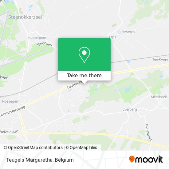 Teugels Margaretha map