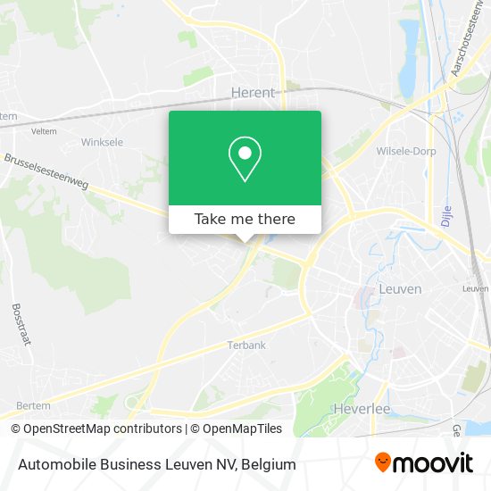Automobile Business Leuven NV map