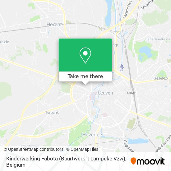 Kinderwerking Fabota (Buurtwerk 't Lampeke Vzw) plan