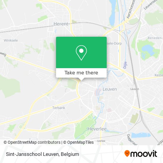 Sint-Jansschool Leuven map