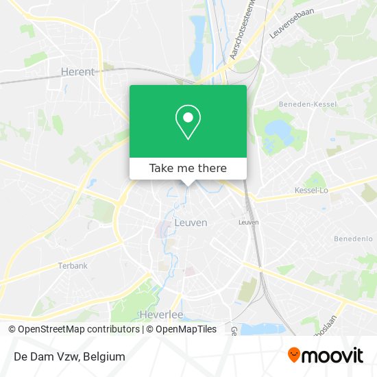 De Dam Vzw map