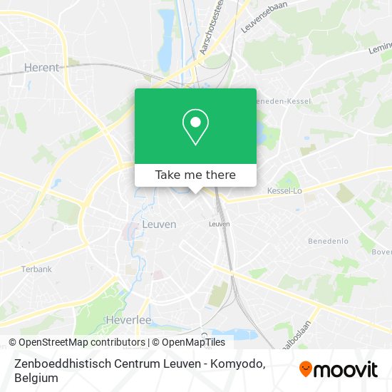 Zenboeddhistisch Centrum Leuven - Komyodo map