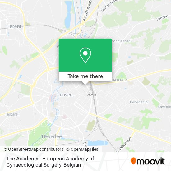 The Academy - European Academy of Gynaecological Surgery map