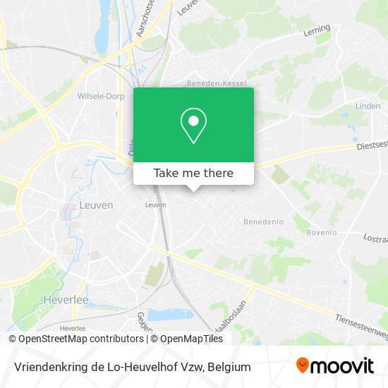 Vriendenkring de Lo-Heuvelhof Vzw plan