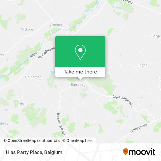 Hias Party Place map