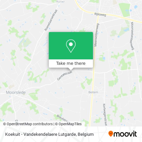 Koekuit - Vandekendelaere Lutgarde map