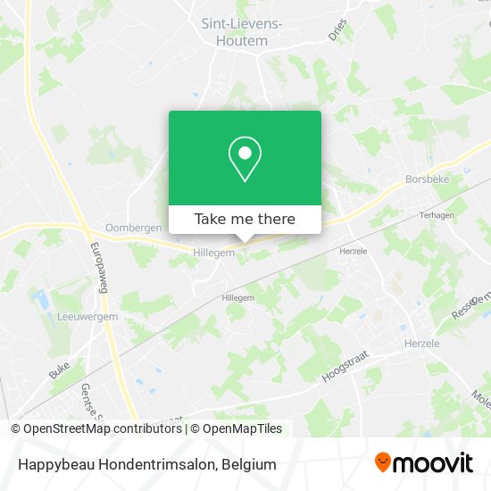 Happybeau Hondentrimsalon map