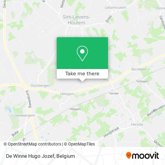 De Winne Hugo Jozef map