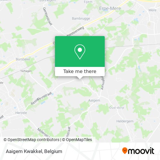 Aaigem Kwakkel map