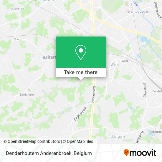 Denderhoutem Anderenbroek map