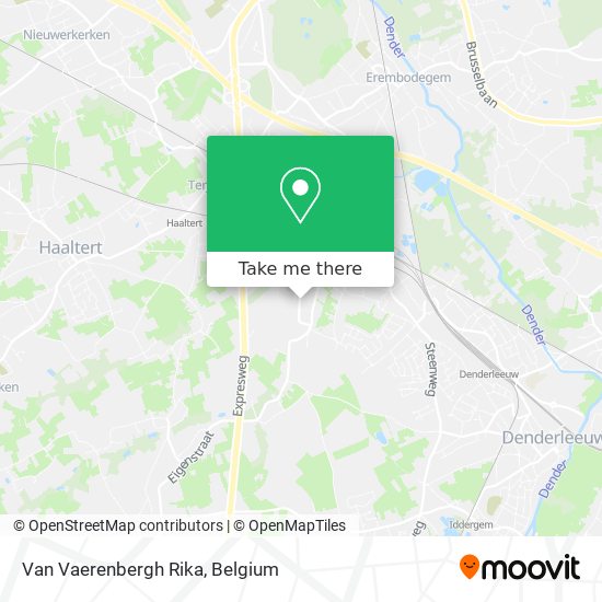 Van Vaerenbergh Rika map